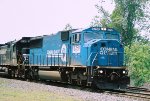 NS SD-60I #6750 leads an eastbound into the yard